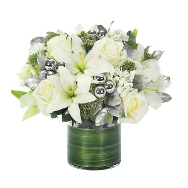 Holiday Lily & Roses